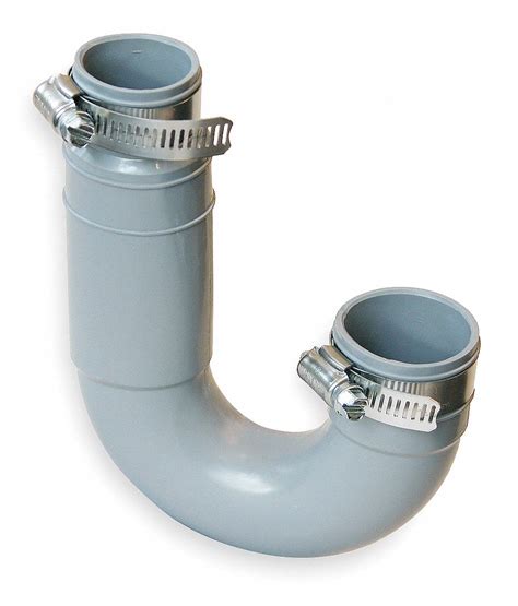 Grainger Approved Pvc Flexible P Trap For Pipe Size 1 14 In 1 1564