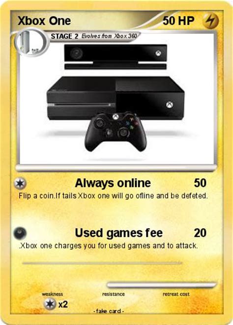 Pokémon Xbox One 4 4 Always Online My Pokemon Card