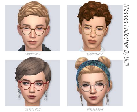 Glasses Collection In 2022 Sims Free Sims 4 Sims 4