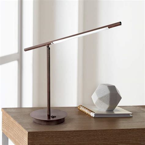 Free shipping & free returns* more like this kathy ireland sorrento night light table lamp $ 99.99. Telesco Oil Rubbed Bronze LED Desk Lamp - #8C674 | Lamps Plus