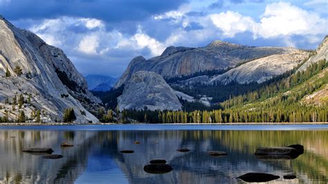 Half Dome Mountain Yosemite National Park California Forest Lake