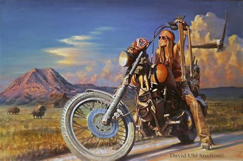 Artwork Uhl Studios Art Moto Biker Art Harley Davidson Kunst Harly
