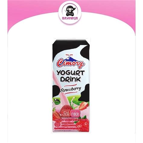 Jual Cimory Uht Yogurt Drink Strawberry Ml Shopee Indonesia