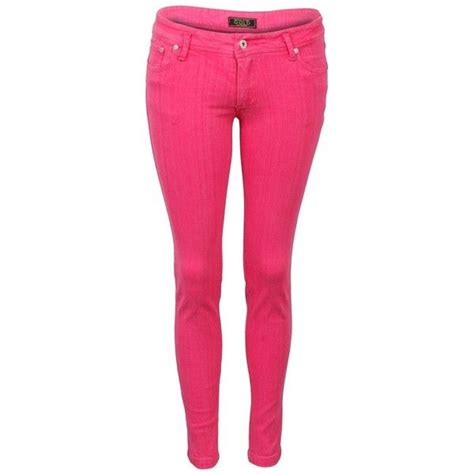 Marisa Hot Pink Coloured Skinny Jeans 31 Liked On Polyvore Colored Skinny Jeans Skinny