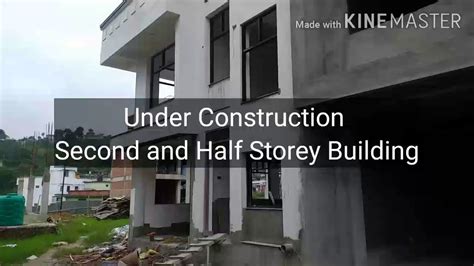 Second And Half Storey Building Under Construction Youtube