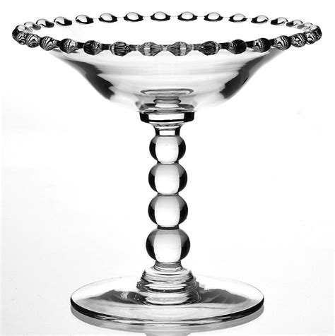 Candlewick Clear Stem 3400 Round Compote Height X Width By Imperial