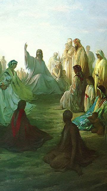 Artistic Wallpaper Gustave Dore Jesus Preaching The Sermon On The