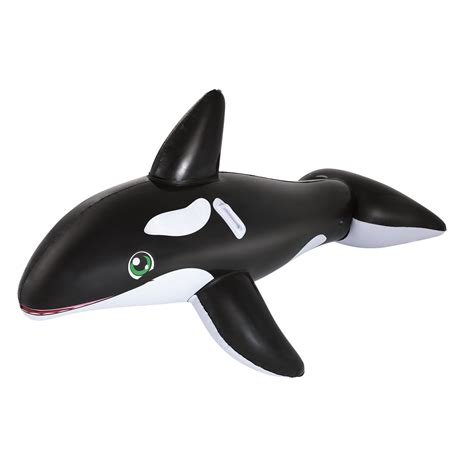 H2ogo Jumbo Whale Rider Inflatable Pool Float Toys And Games