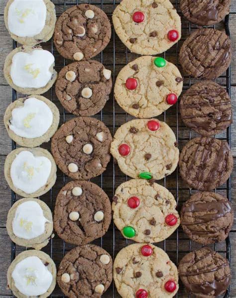 Molasses cookies that are soft and chewy on the inside and crisp around the edges. 1 Dough, 4 Christmas Cookie Recipes | Easy Holiday Cookie ...