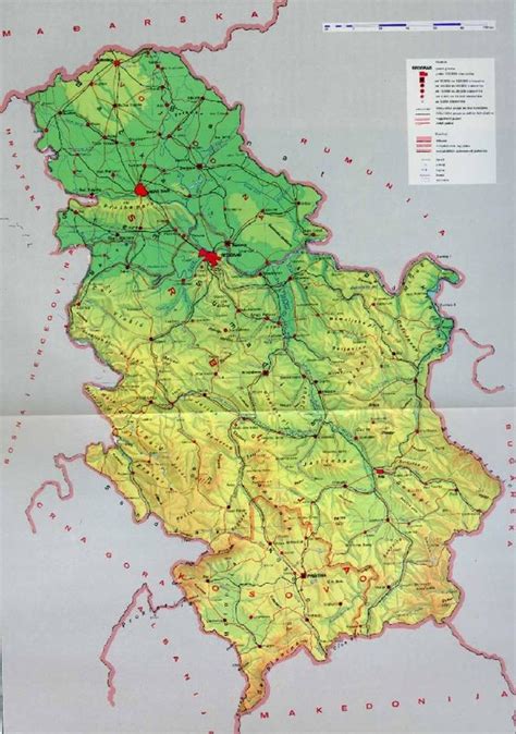 Opsta Geografija Srbije Srbija