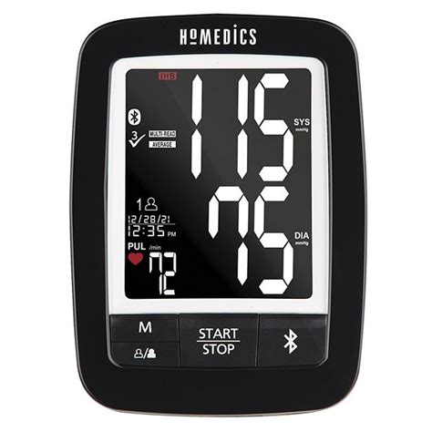 Homedics Premium Arm Blood Pressure Monitor With Bluetooth Wireless