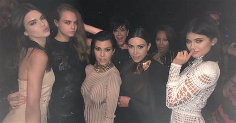 Cara Delevingne Cosies Up With Bff Kendall Jenner As They Join Kim Kardashian To Celebrate