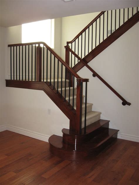 Wood And Iron Railings Traditional Staircase Las Vegas By Jd