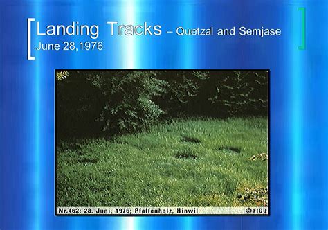 Landing Tracks – Quetzal and Semjase June 28,1976 More marks of Semjase