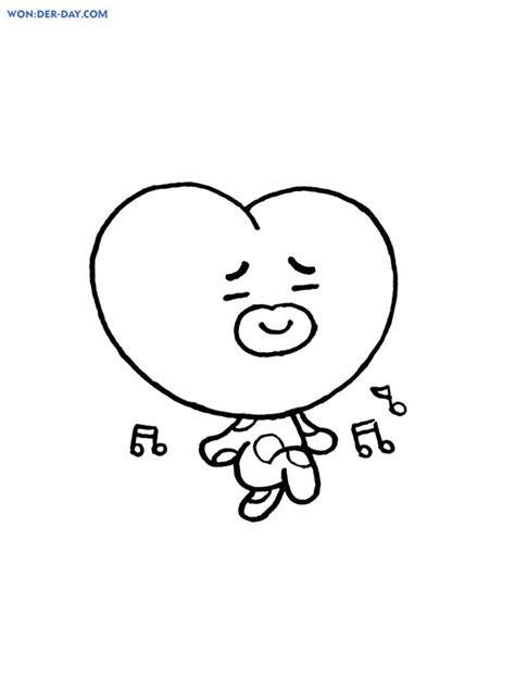 Bt21 Coloring Pages 80 Free Printable Coloring Pages Free Printable