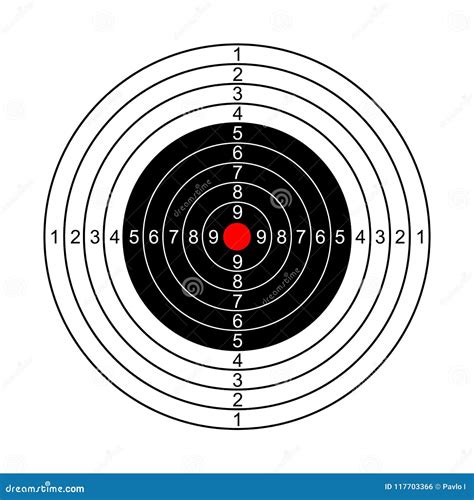 Simple Target For Stock Stock Illustration Illustration Of Accuracy