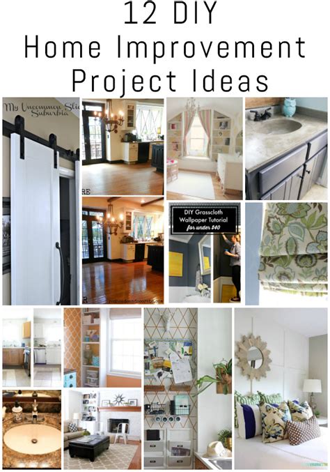 When people think about diy home improvement remodeling projects will start to feel very excited at the prospect of home remodeling before jumping in and. 12 DIY Home Improvement Project Ideas {The DIY Housewives ...