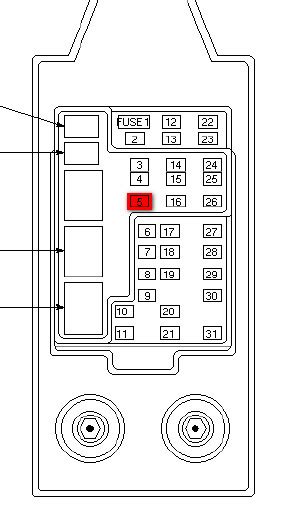 Ford f150 1999 fuse box block circuit breaker diagram. 1999 Ford F159 v6 Have no heat blind door dose not work