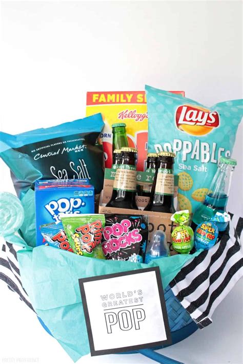 Need christmas gifts for dad? World's Greatest Pop Gift Basket - New Dad Gift Idea (With ...