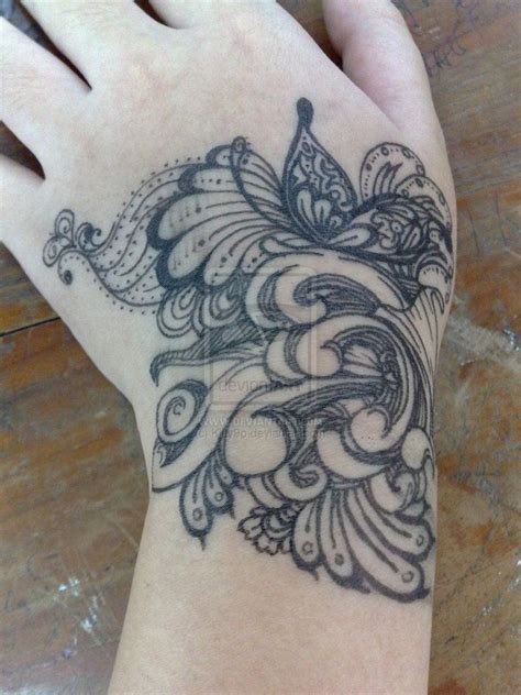 Hand Pen Tattoo By ~kitty9o On Deviantart Tattoos Pen Tattoo