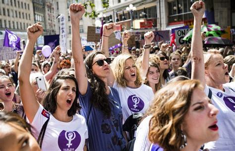 Women Strike In Switzerland For Fairer Pay More Equality The Seattle Times