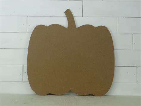 Wooden Square Pumpkin Cutout Craft Dealz