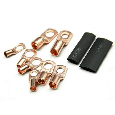 Pcs Copper Wire Lugs Battery Cable Ends Terminal Connectors Assortment Kit Us Ebay