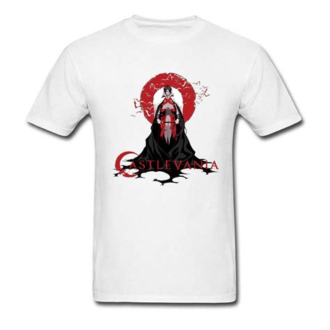 Plus Size Europe Printing Men T Shirts Vampire Hunter Castlevania Buffy Cool T Shirt Cotton