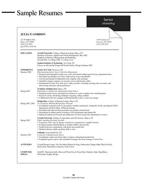 Make sure you choose the right resume format to suit your unique experience and life situation. Resume Template For College Students - http://www ...