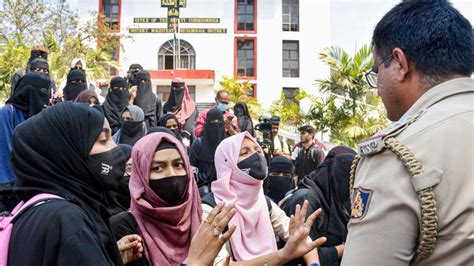 Hijab Clad Girl Students Were Not Given Entry Into The University Ann