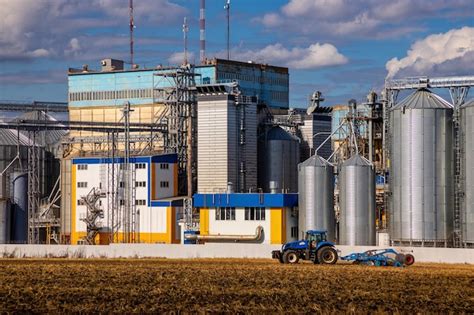 Premium Photo Agricultural Silos Storage And Drying Of Grains Wheat