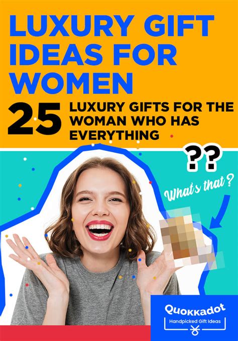 This post contains affiliate links, which means i may receive a small commission, at no cost to you, if you make a purchase through a link. 25 luxury gifts for the woman who has everything - Quokkadot