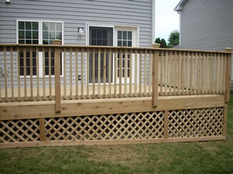 This is the lattice white vinyl privacy diamond available in 0.2 x 4ft requiring quite little maintenance and easy installation, this lattice. Deck lattice pictures | Deck design and Ideas