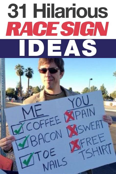 Hilarious Marathon Race Sign Ideas Be The Best Running Supporter