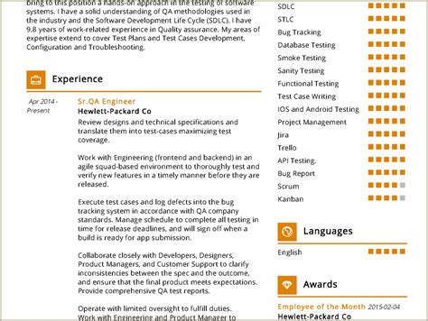 Engineering Skills For Resume Silicon Valley Resume Example Gallery