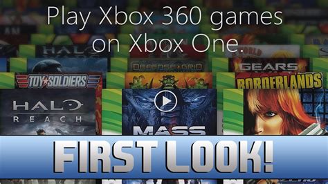 Xbox One Backwards Compatibility First Look Youtube