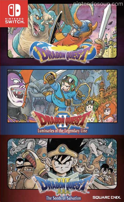 Dragon Quest I Ii And Iii Switch Physical Edition Launches Late