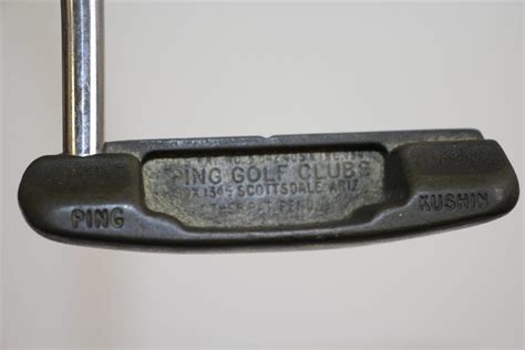 Lot Detail Vintage Ping Scottsdale Kushin Putter With S Bend