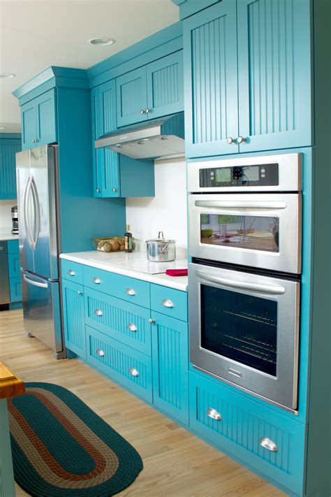 Teal Kitchen Cabinets Uk Turquoise Kitchen Cabinets Decora
