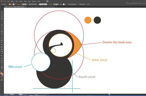 How To Create A Cool And Simple Puffin Logo Using Adobe