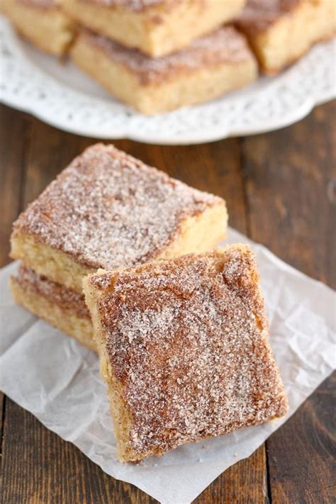 These Snickerdoodle Blondies Are One Of The Easiest Treats You Will