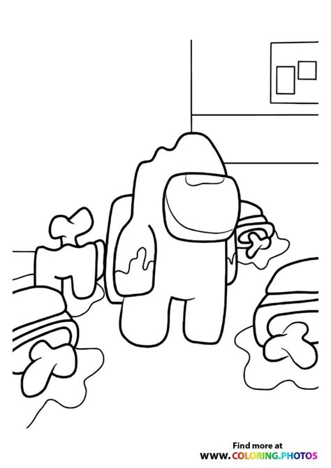 Among Us - Coloring Pages for kids | Free and easy print or download
