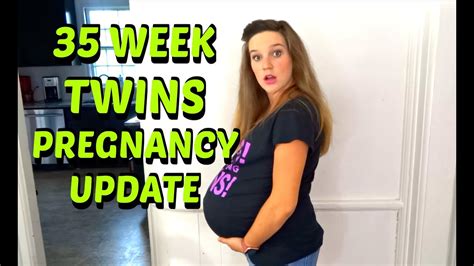 35 Week Twins Pregnancy Update My Belly Dropped Youtube