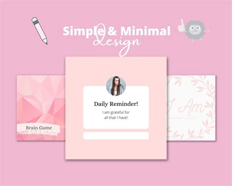 75 Instagram Post Template For Canva Notification And Etsy