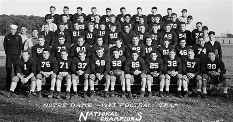Throwback Thursday Notre Dame Fighting Irish Vs Georgia Tech 1943