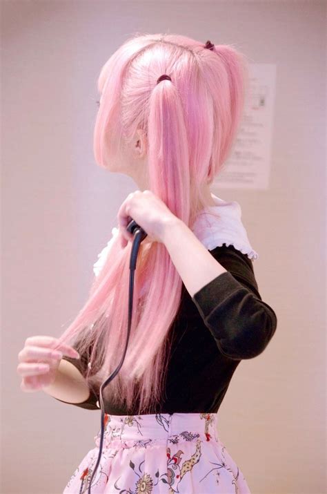 Image About Cute In Pinky By Mami On We Heart It Hair Color Blue Hair