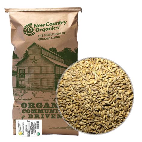 New Country Organic Whole Barley Johnson Feed Company