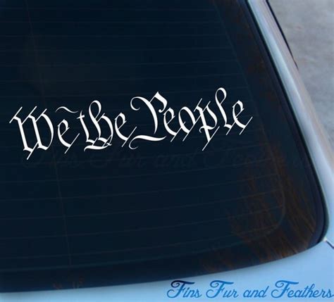 We The People Decal We The People Sticker American