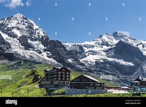 Kleine Scheidegg Mountain Pass Stock Photo Alamy