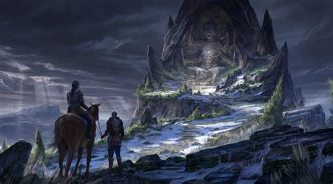 Image Wrothgar Concept Art 3png Elder Scrolls Fandom Powered By